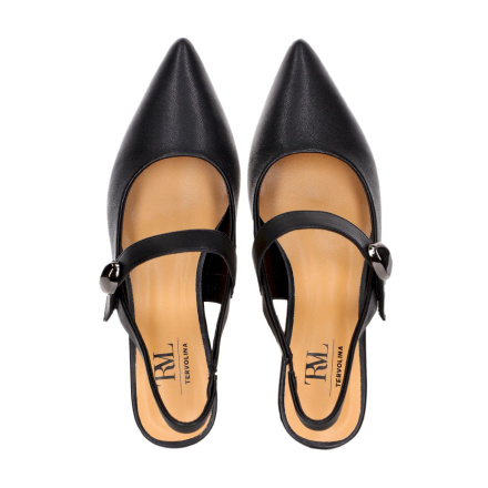 Туфли с открытой пяткой