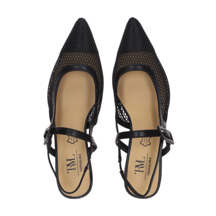 Туфли с открытой пяткой